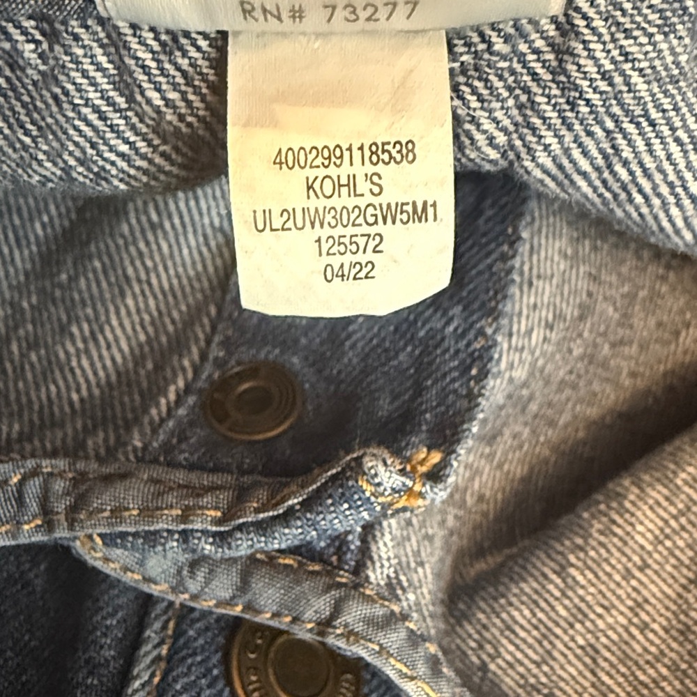 Little Co. By Lauren Conrad Denim Blue Jean Jumper Dress - Size 7 - Picture 10 of 16